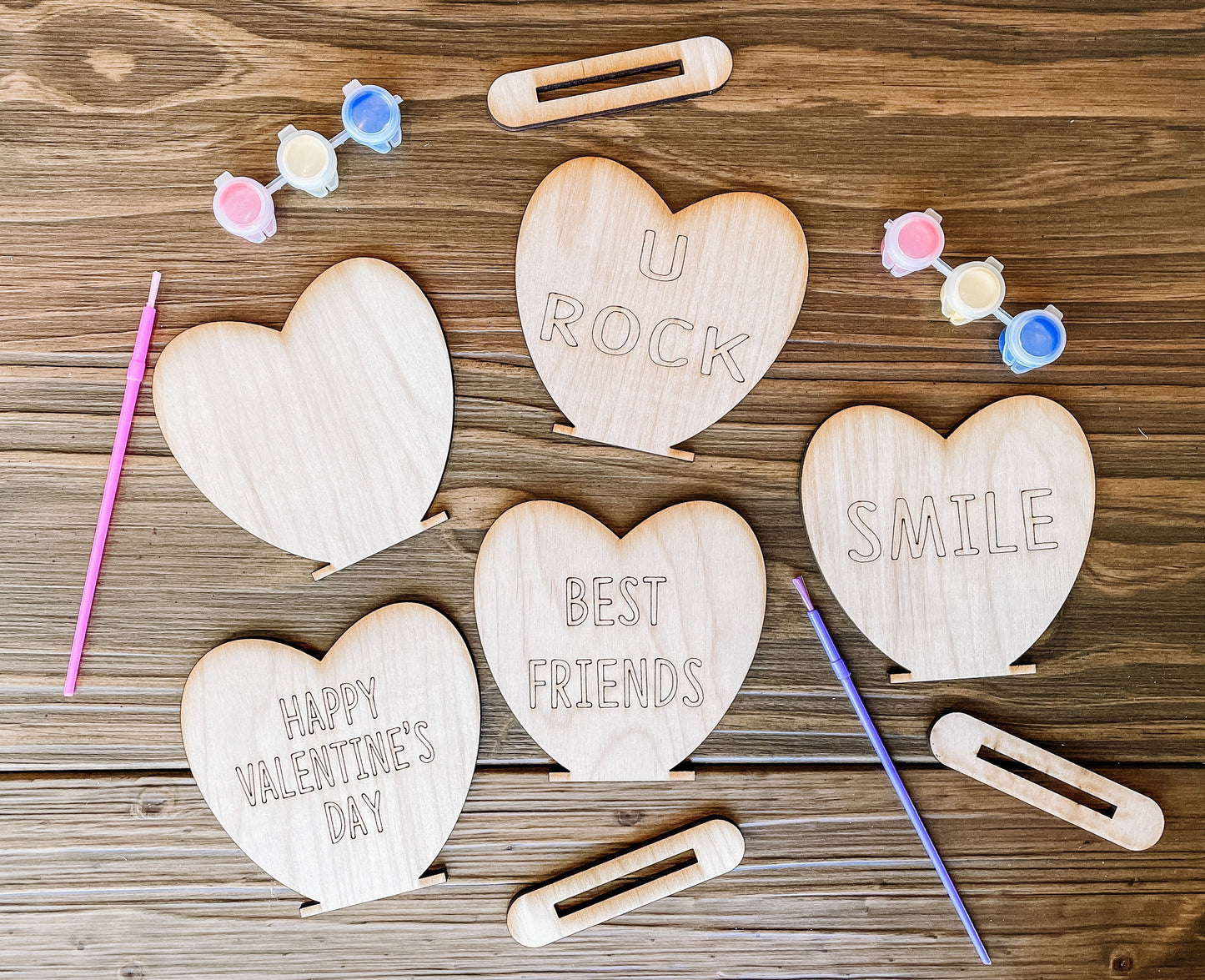 DIY Valenitine Conversation Heart Paint Craft Kit