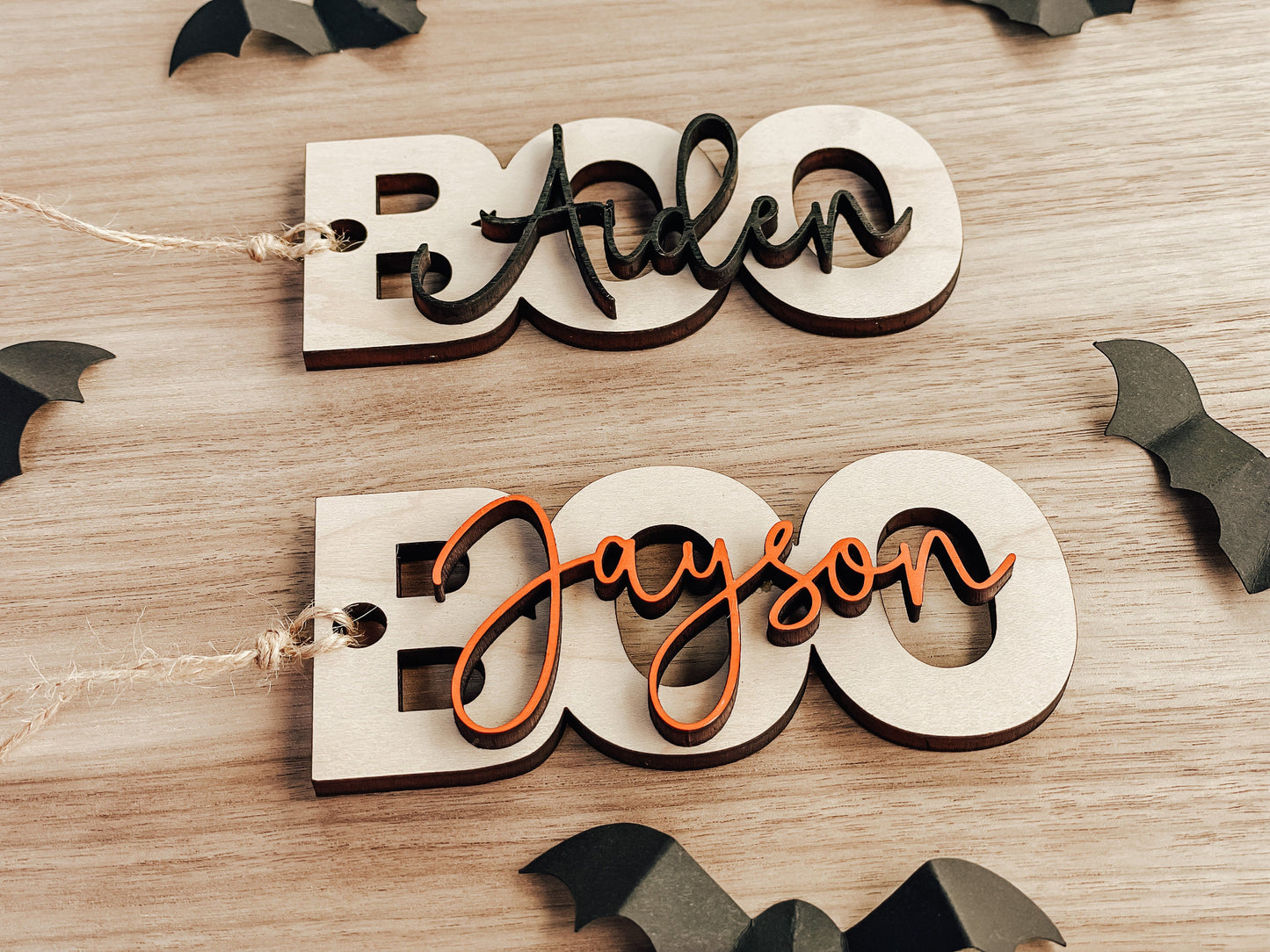 Personalized Halloween Boo Basket Tags
