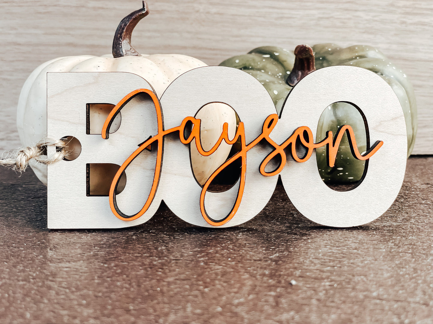 Personalized Halloween Boo Basket Tags