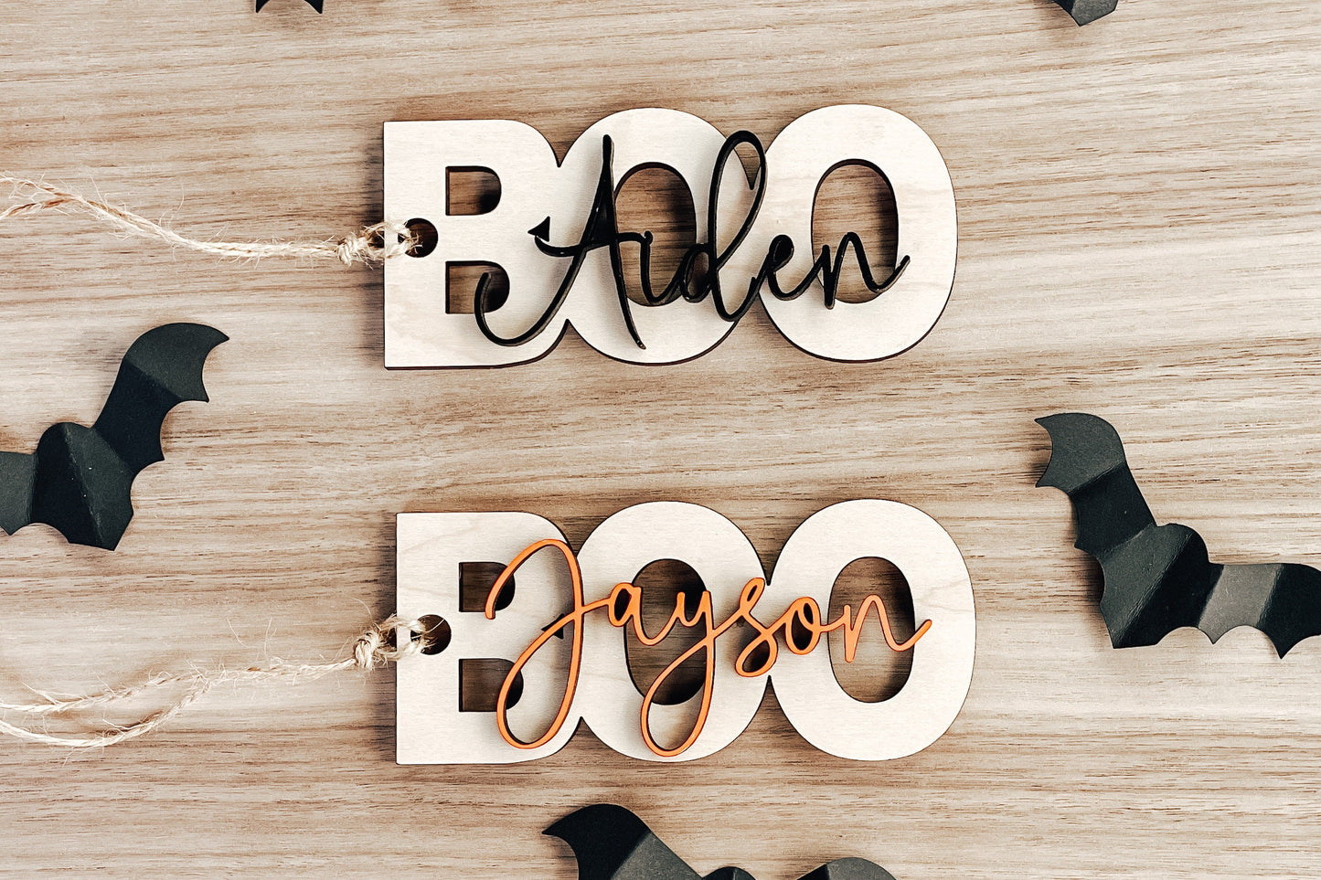 Personalized Halloween Boo Basket Tags
