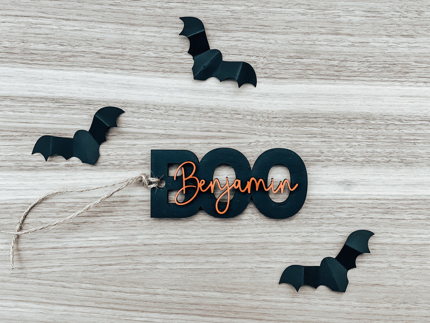 Personalized Halloween Boo Basket Tags