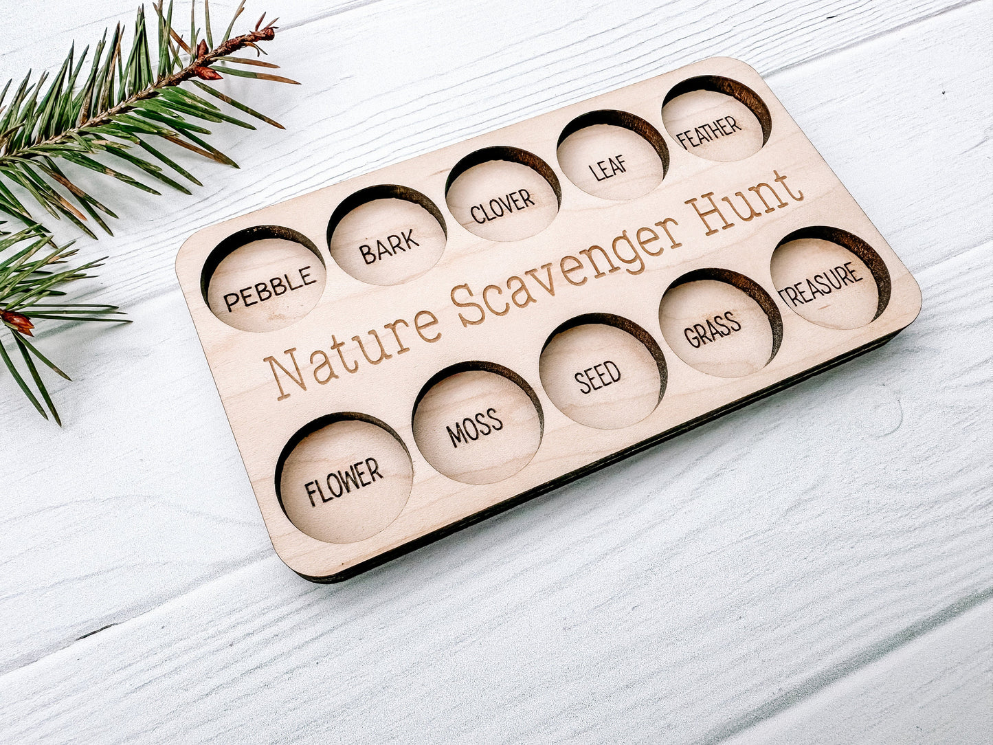 Personalized Scavenger Hunt Board, Outdoor Toy for Children