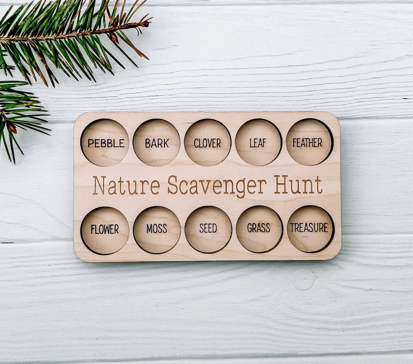 Personalized Scavenger Hunt Board, Outdoor Toy for Children