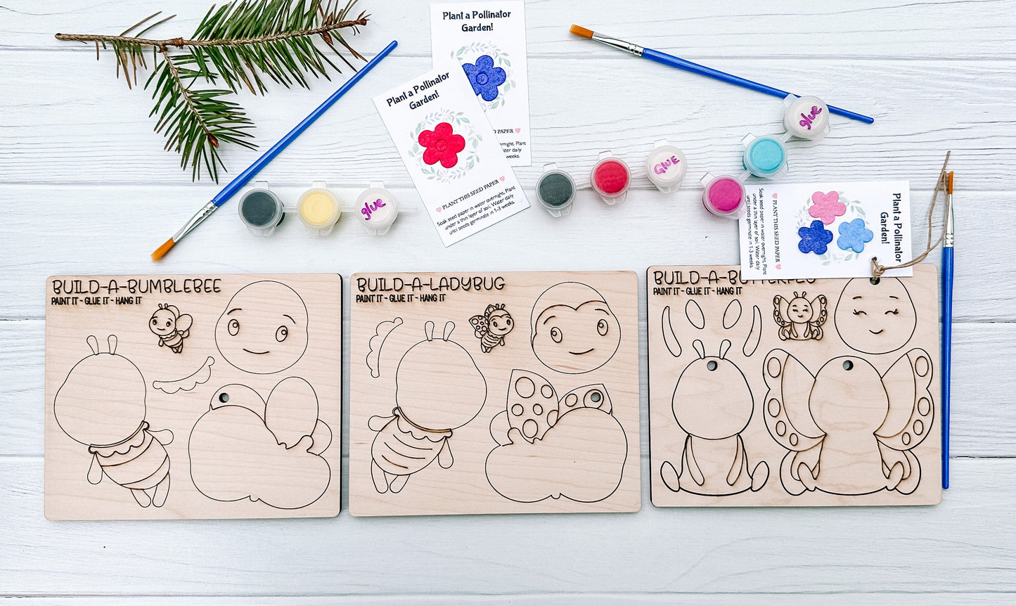 Pollinator Craft Painting Kits for Kids