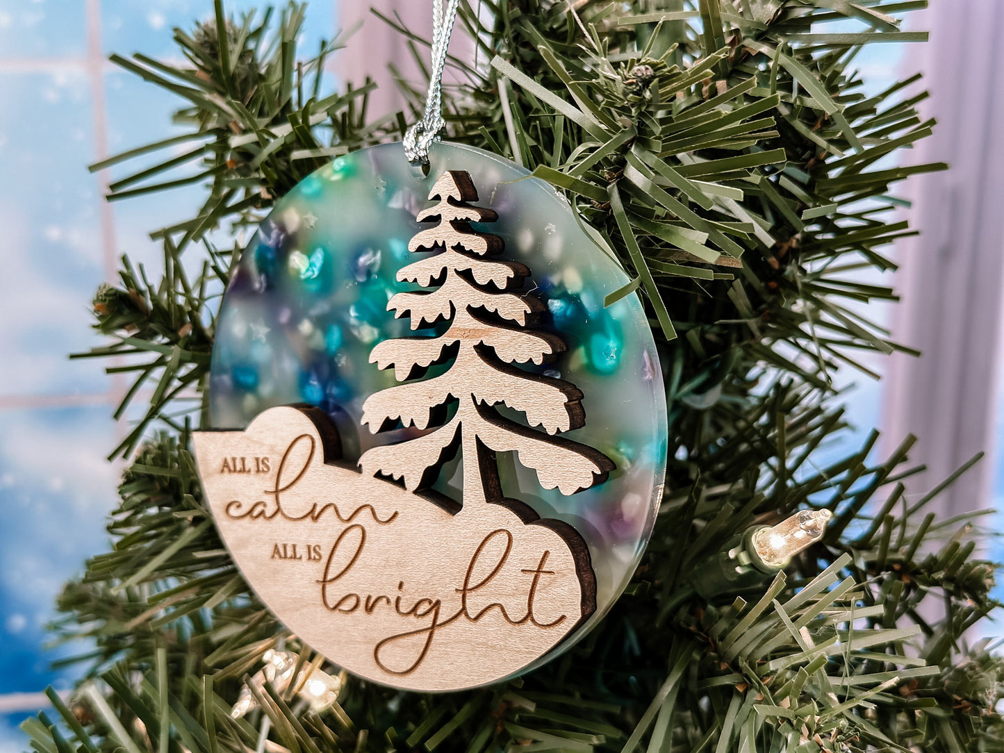 Silent Night Christmas Ornament
