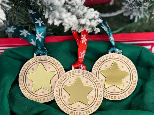Christmas Nice List Award, Santa/Elf Gift