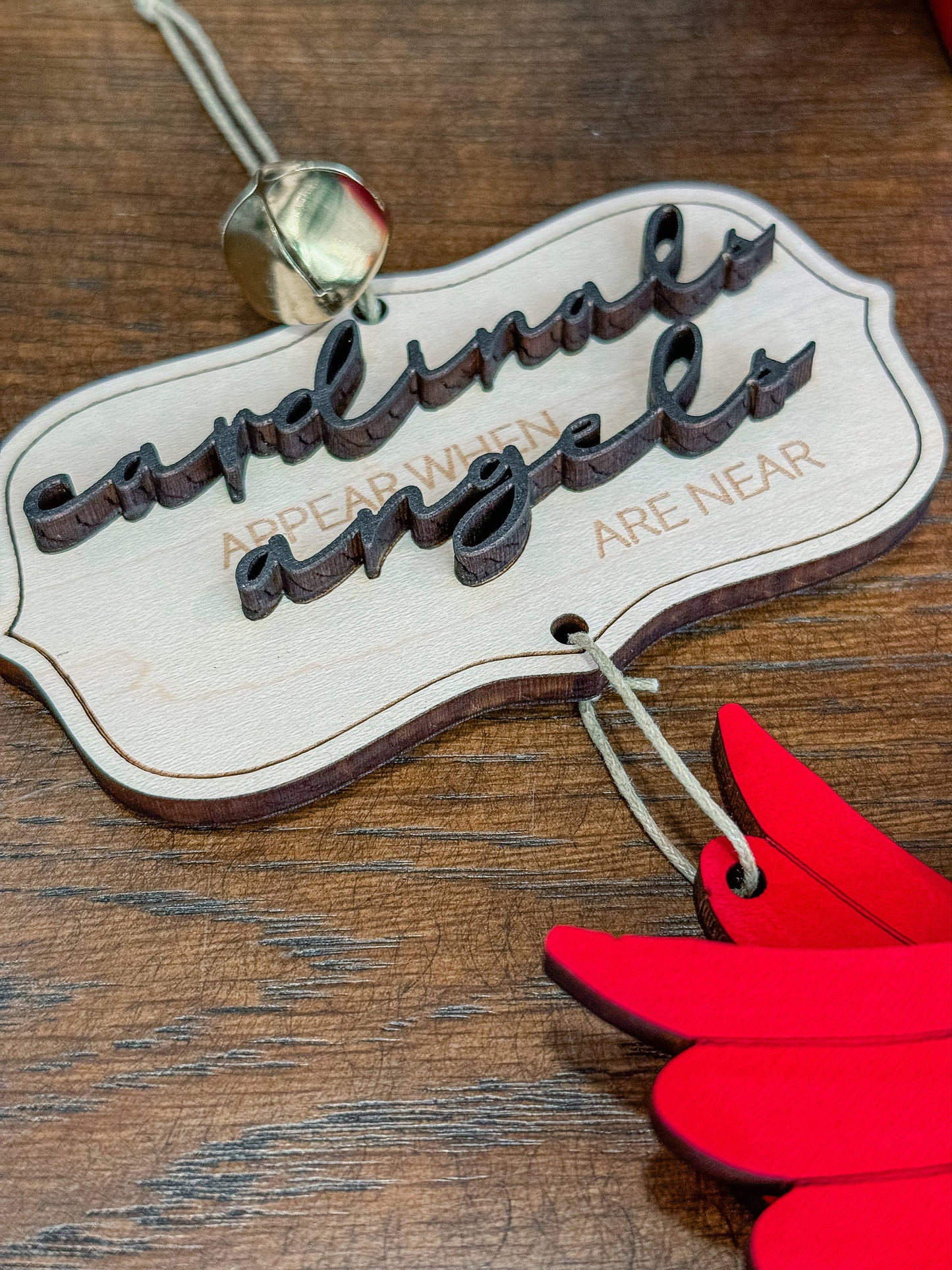 Handmade Cardinal Memorial Ornament