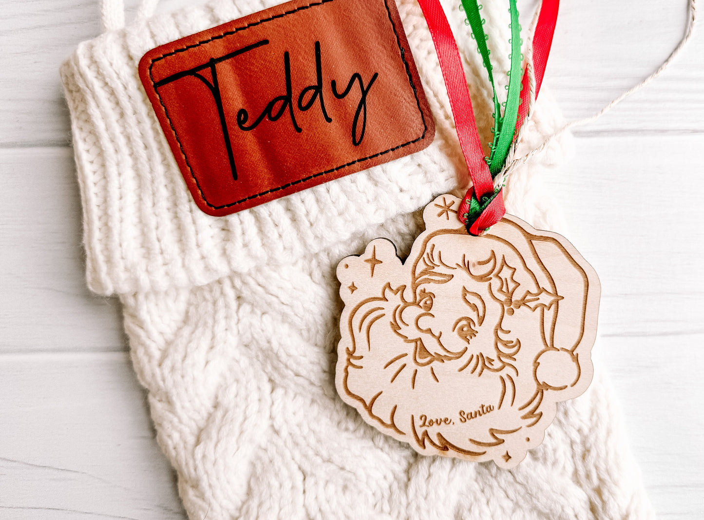 Vintage Santa gift tags