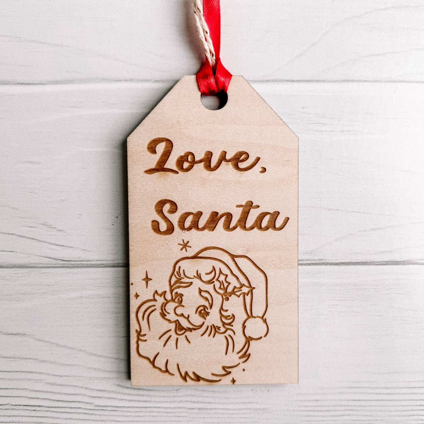 Vintage Santa gift tags