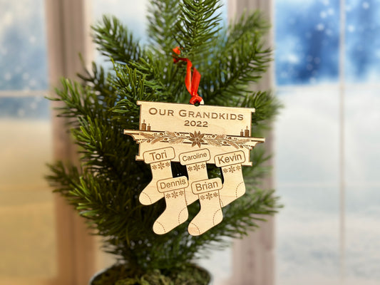 Personalized Engraved Stocking Ornament