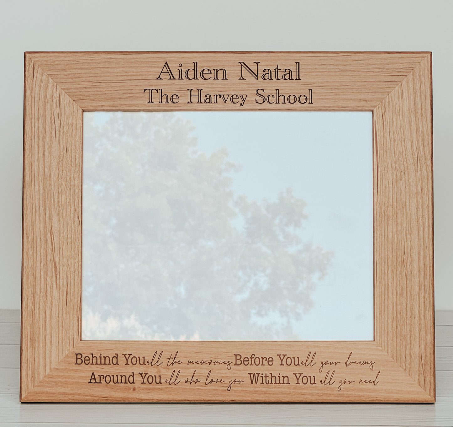 Personalized Graduation Frame - Redwood