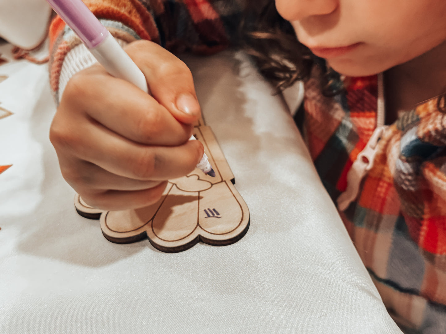 Personalized "Thankful For" Turkey Magnet - Kids Thanksgiving Activity