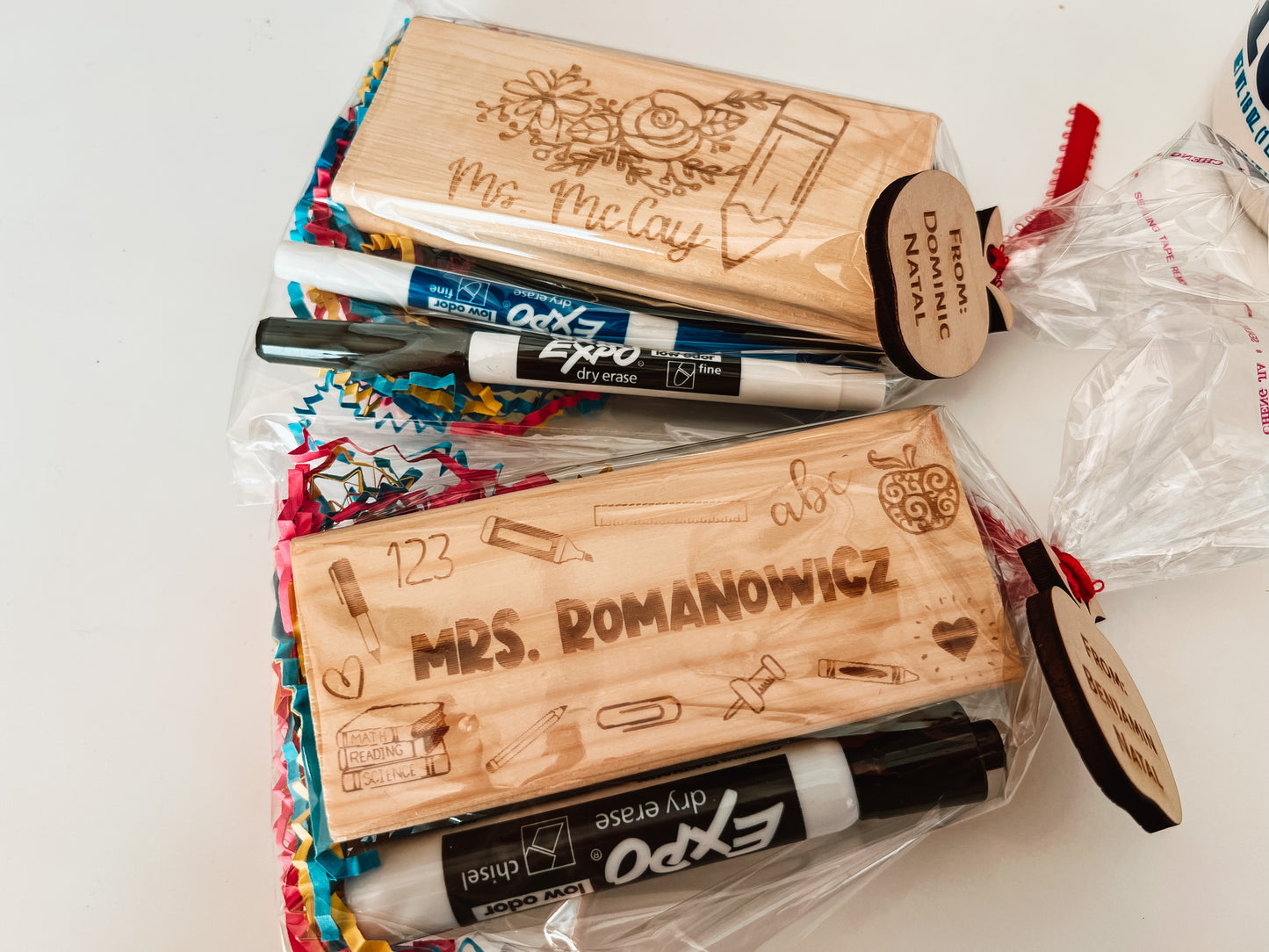 Personalized Dry Erase/Chalkboard Erasers