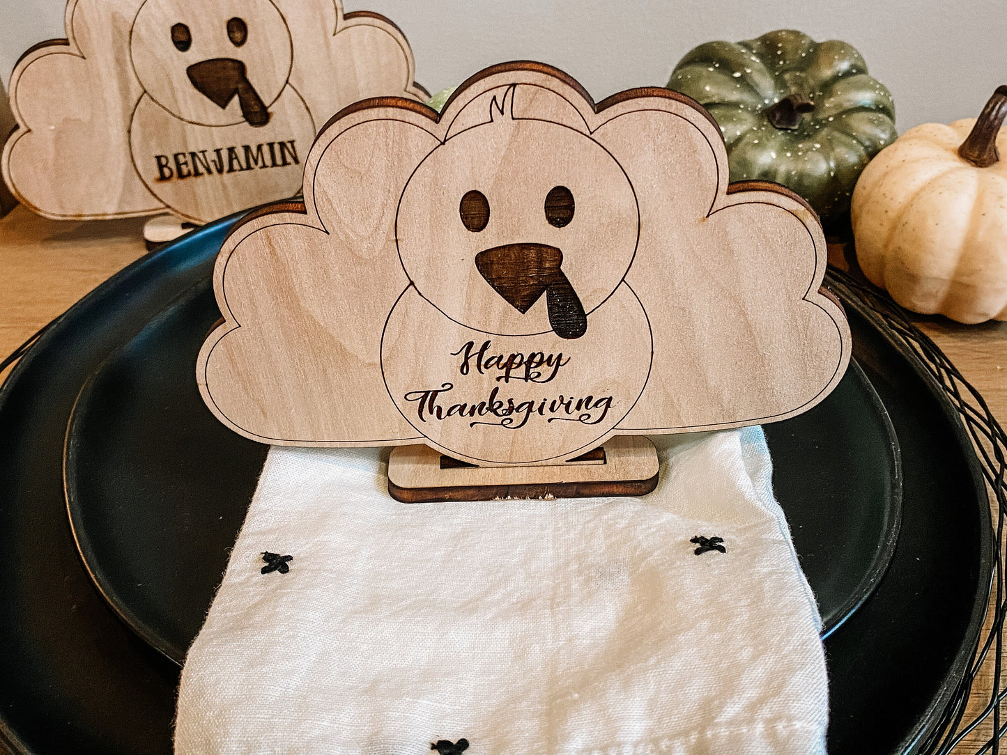 Personalized Paint Your Own Thanksgiving Turkey Craft Kit