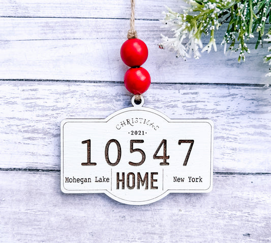 Personalized Zip Code Ornament