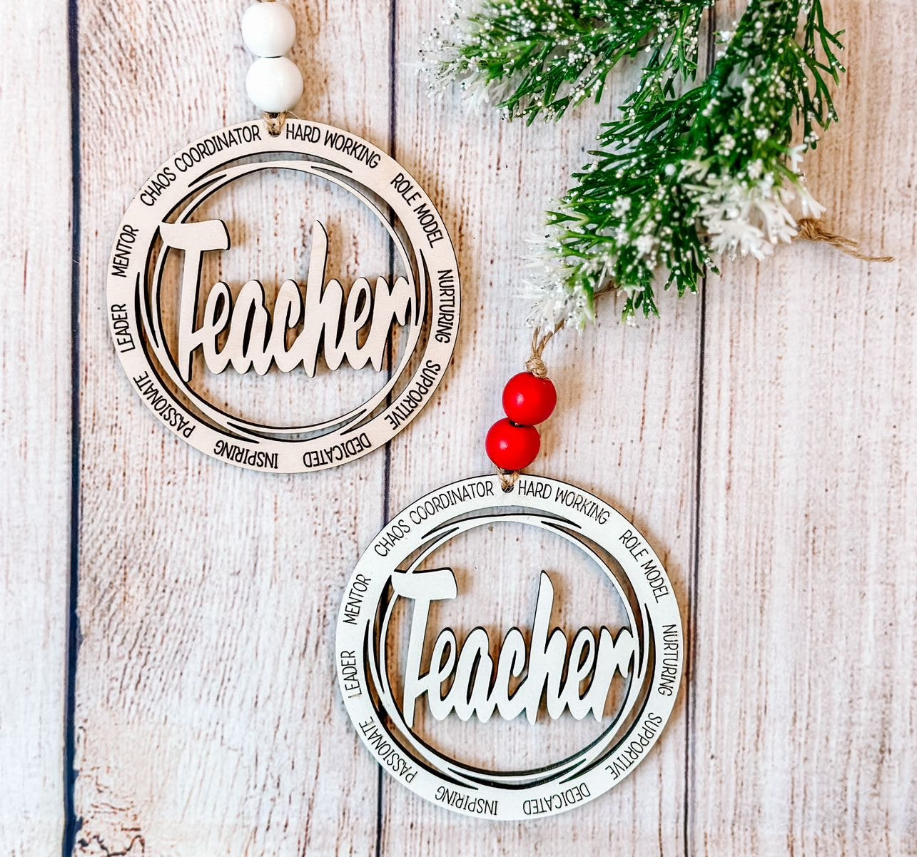 Teacher Ornament, Teacher Gifts Personalized, Thank You Teacher, Teacher Christmas Gifts, Christmas Ornaments Handmade, Gifts for Educators