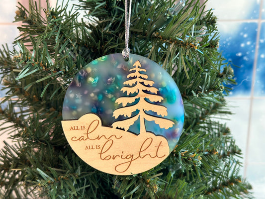 Silent Night Christmas Ornament